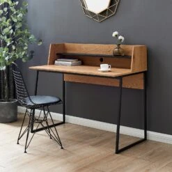 Moncton 120cm Office Desk With Shelf