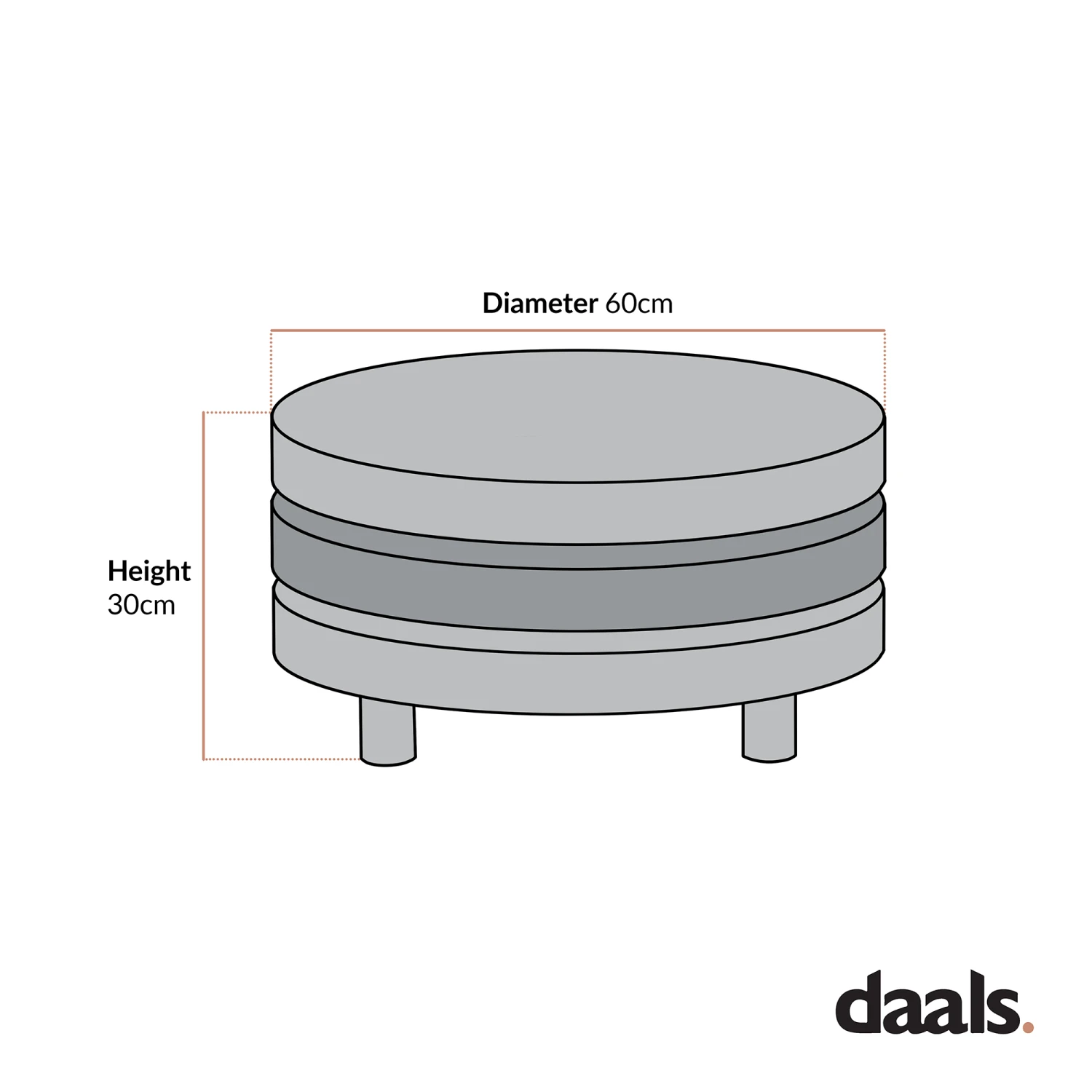 Gomboc 3 Tier High Gloss Rotating Coffee Table - Image 5