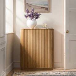 Maru Tall Cabinet, Oak
