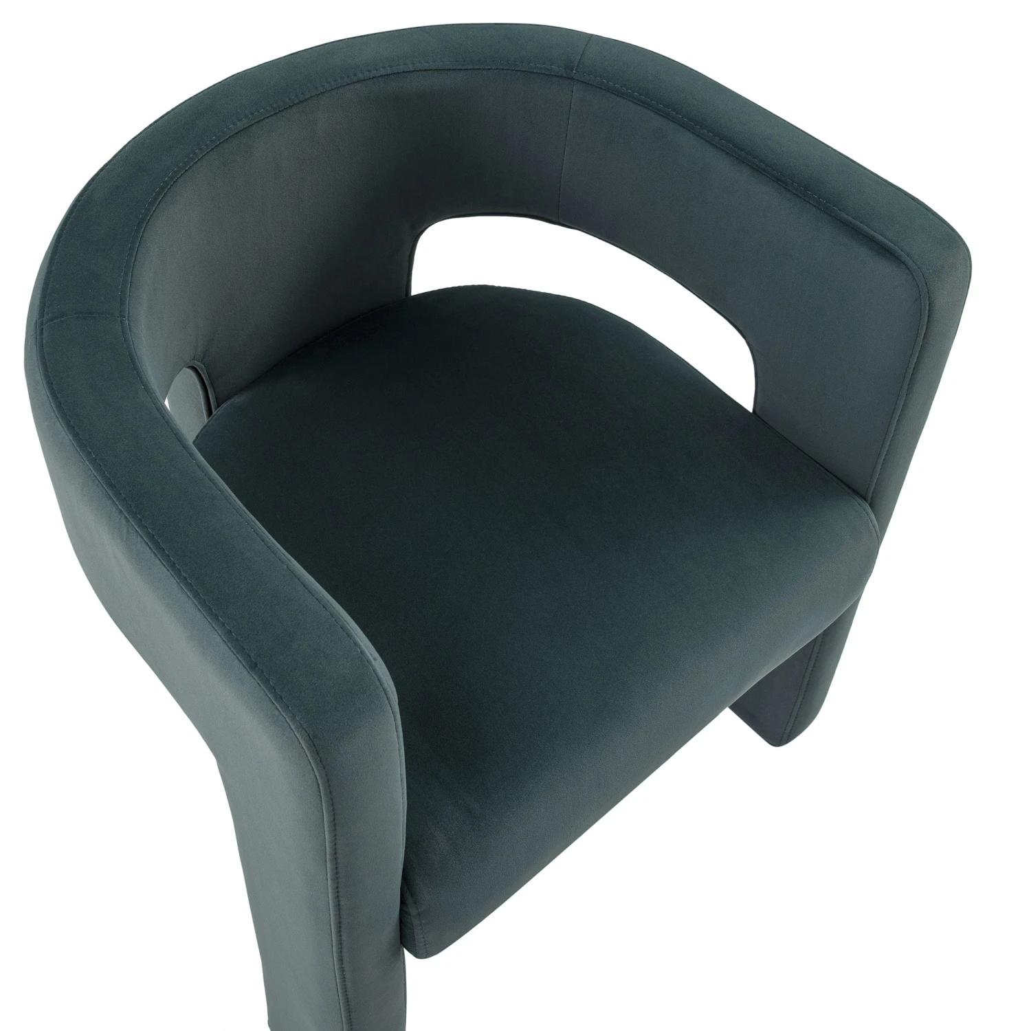 Greenwich Aegean Blue Velvet Dining Chair - Image 7