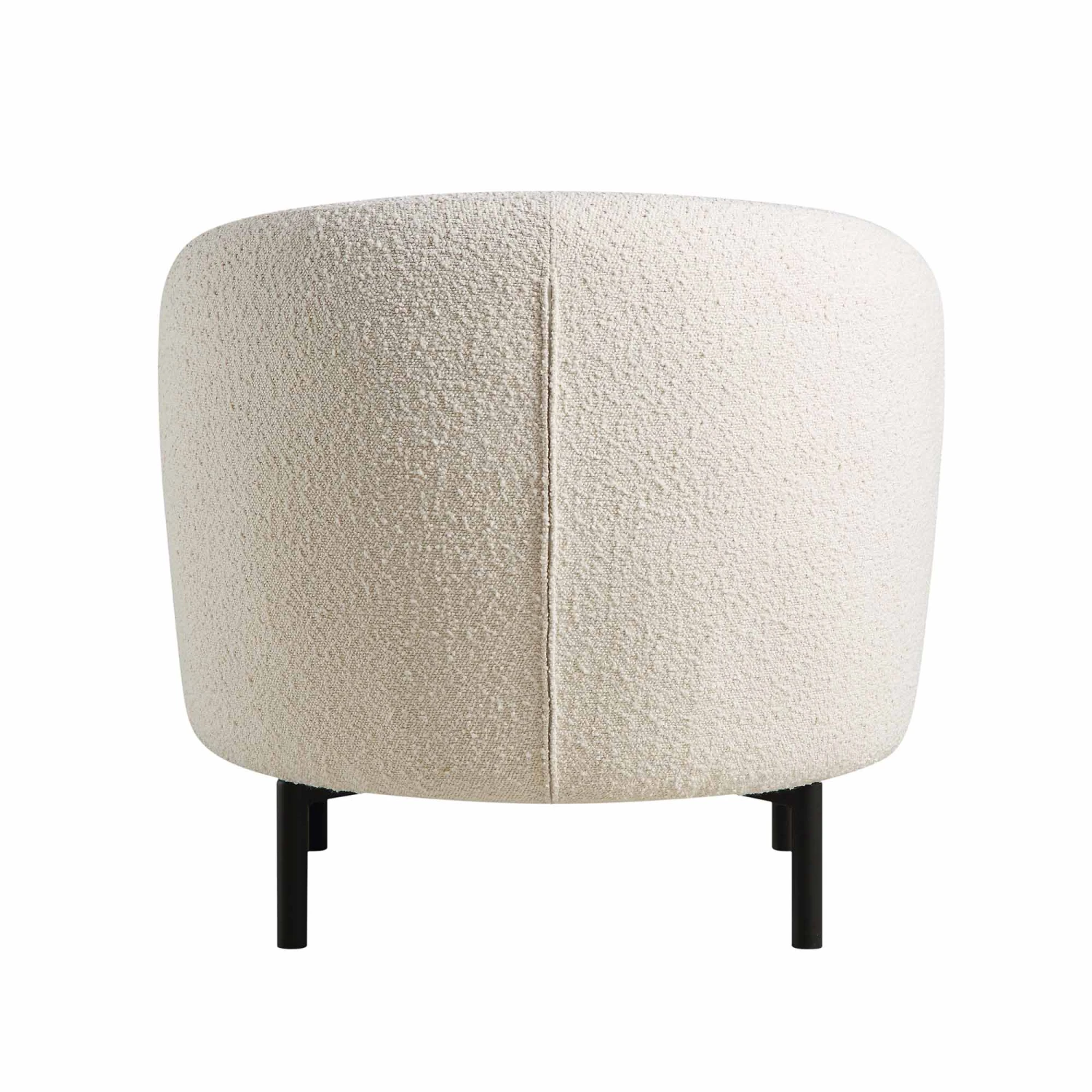 Amboise Armchair With Ball Cushion, Ecru Boucle - Image 14